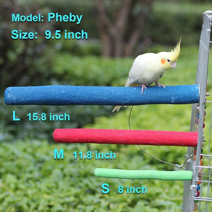 Bird Perch Rough-surfaced Nature Wood Stand Toy Branch - Image 5