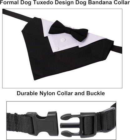 ADOGGYGO Formal Dog Tuxedo, Wedding Dog Collar - Image 4