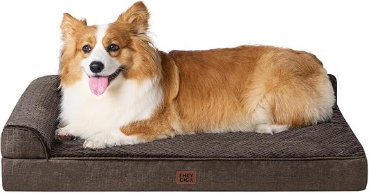 EHEYCIGA Large Dog Bed Memory Foam by EHEYCIGA
