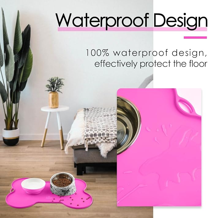 Super Design Dog Food Mat Dog Bowl Mat - Image 7
