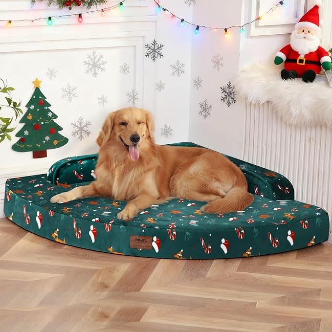 Large Dog Bed for Christmas by Mekiy