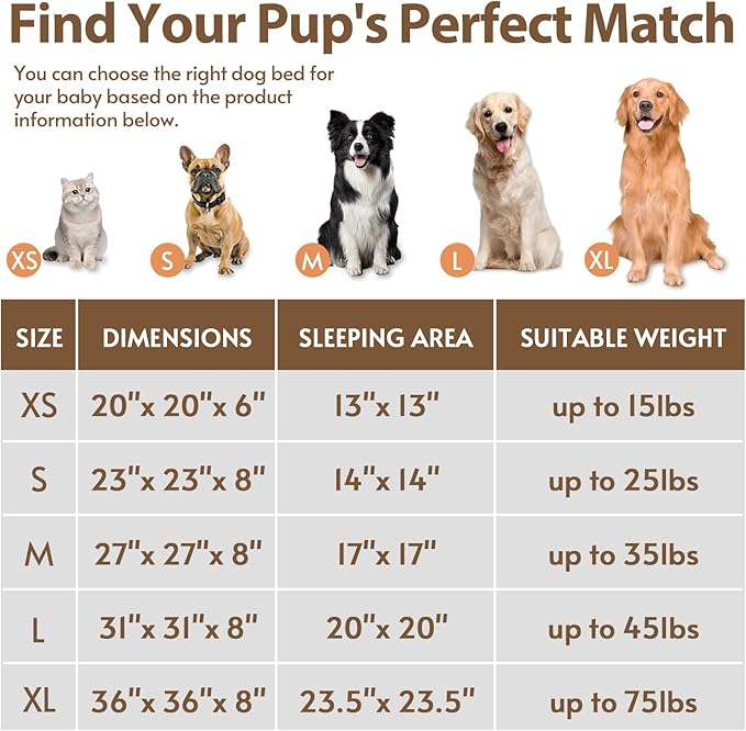 JOLLYVOGUE Calming Small Dog & Cat Bed - Image 6