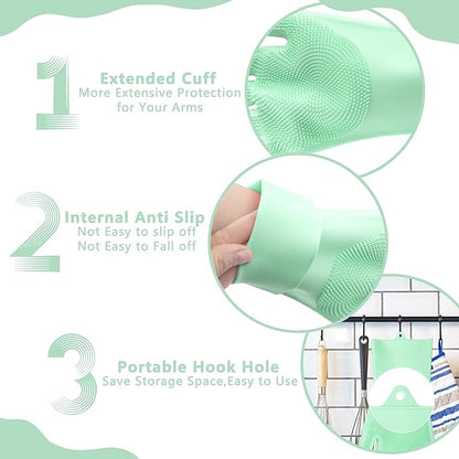 Pet Grooming Gloves—Heat Resistant Dog Washing Gloves - Image 6