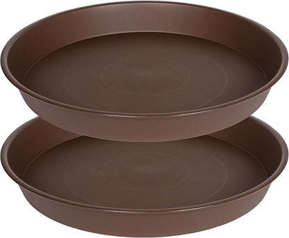 2 Pack of Bird Bath Bowl 12", 1.6" Depth, 10 12 inch Birdbath Bowls Dish Only by Bleuhome