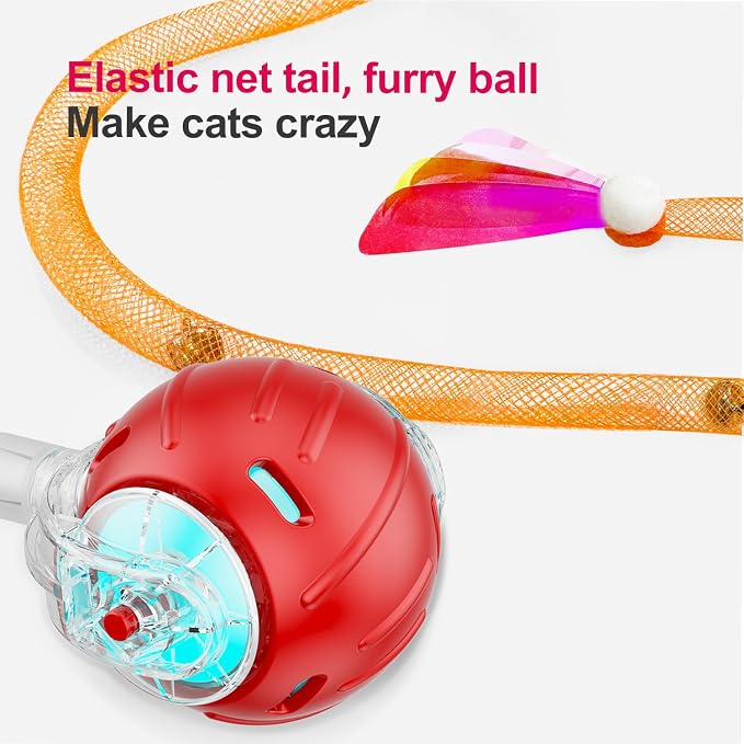 Interactive Cat Toys for Indoor Cats, The 3rd Generation Agile Moving Cat Ball - Image 4