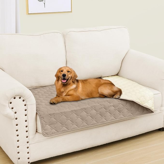 Smiry Waterproof Dog Bed Cover Blanket, Soft Reversible Pet Blanket, Washable by Smiry