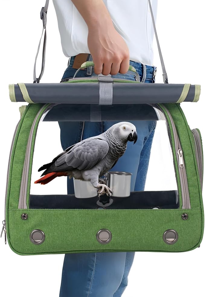 Bird Carrier Parrot Travel Cage by KREACHUR