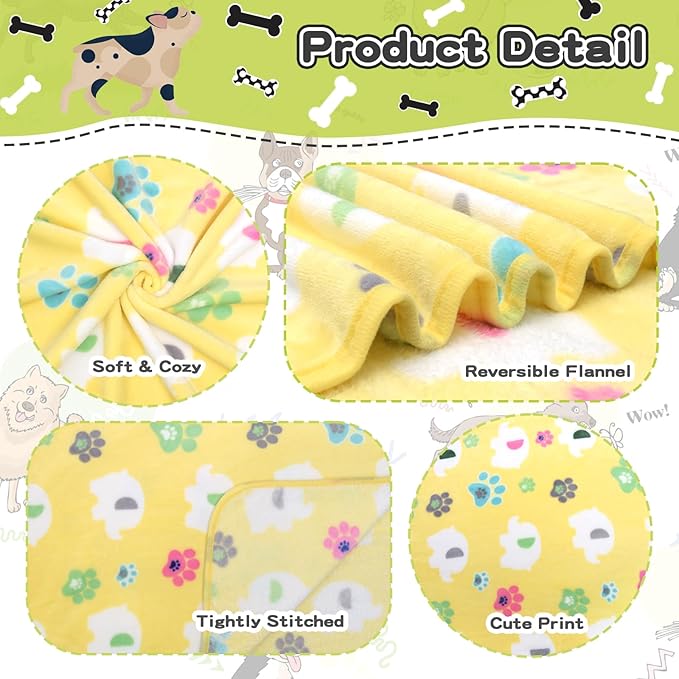 Rezutan 1 Pack 3 Dog Blanket for Large Dogs, 41x31 inch for Medium Soft Fluffy - Image 3