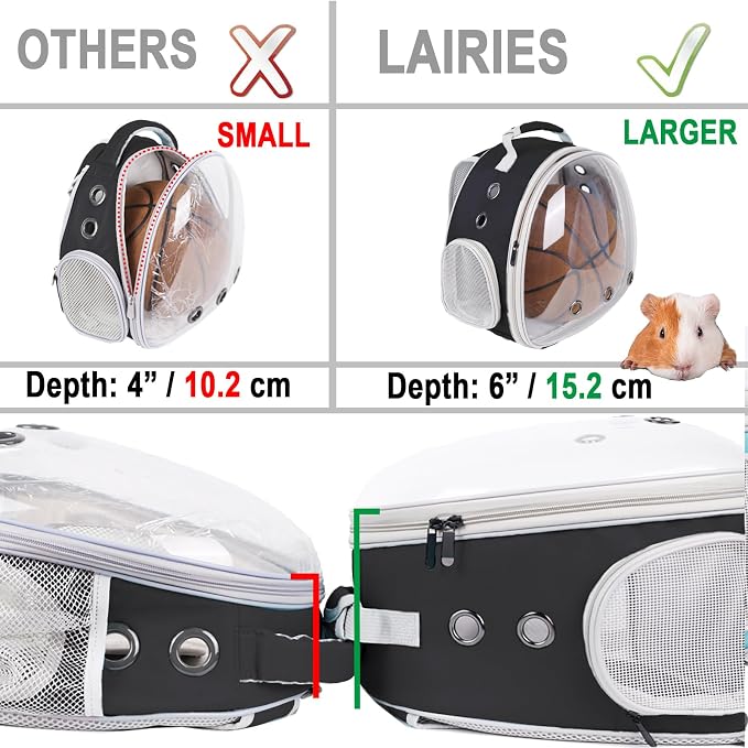 Portable Small Animal Backpack Travel Breathable Pet Carrier Bag Cages - Image 2