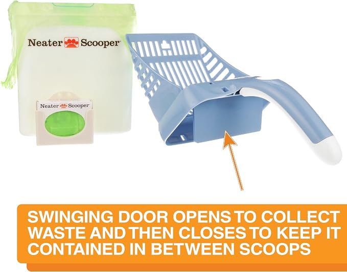 Neater Pet Brands Neater Scooper Standard Cat Litter Scoop, 60 Refill Bags – - Image 3