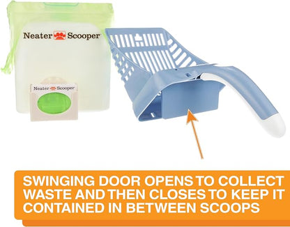 Neater Pet Brands Neater Scooper Standard Cat Litter Scoop, 60 Refill Bags – - Image 3