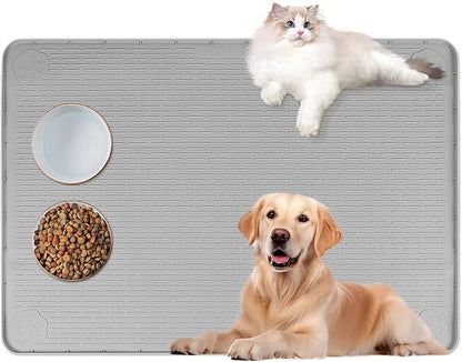 Cat Food Mat, Floor Protection by Bartuke