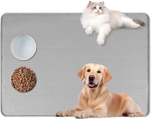 Cat Food Mat, Floor Protection by Bartuke