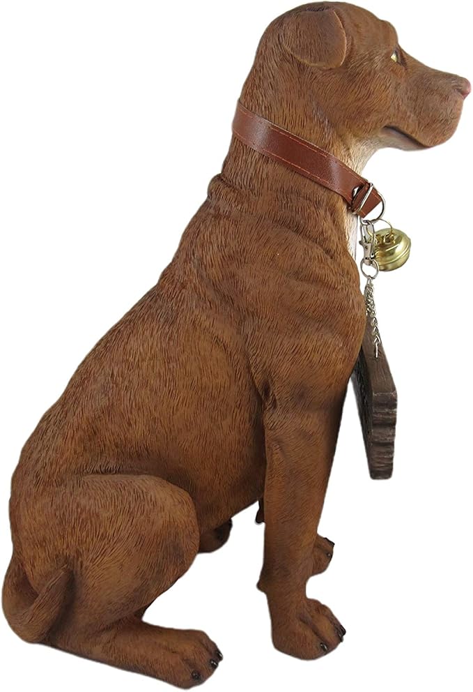 DWK Front Porch Dog Outdoor Welcome Sign Decorative Statue | Cute Dog Welcome - Image 2