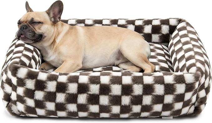 JOEJOY Small Dog Bed for Small Dogs, Rectangle Washable Orthopedic Corduroy by JOEJOY