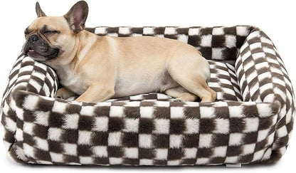 JOEJOY Small Dog Bed for Small Dogs, Rectangle Washable Orthopedic Corduroy by JOEJOY