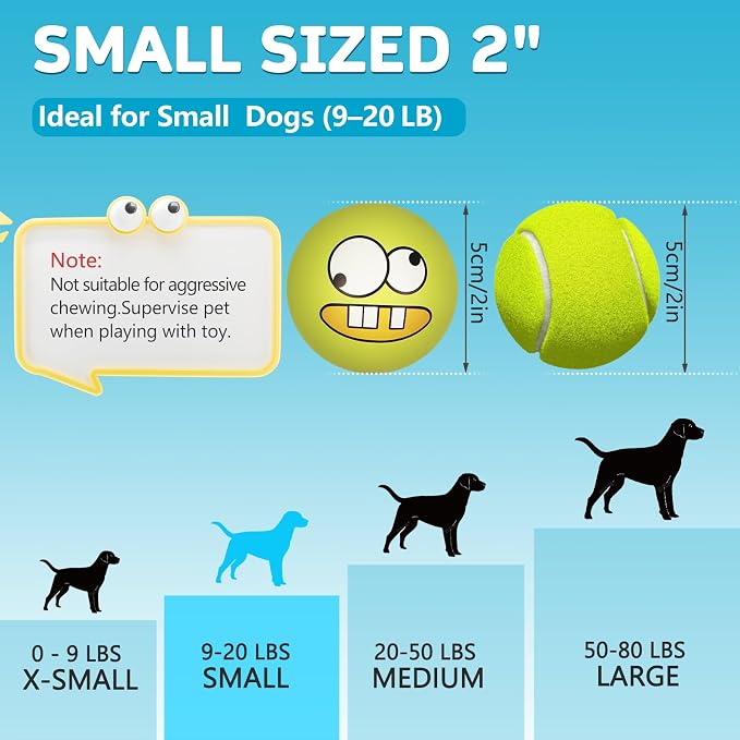 Squeaky Dog Toys Soft Latex Rubber Squeaky Dog Balls - Image 7