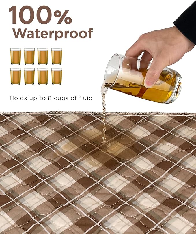 Non-Slip Bed Pads for Incontinence Washable, Waterproof Bed Pads, Bed Wetting - Image 3