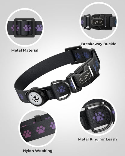 Dog Collar with Airtag Holder, IP67 Waterproof Reflective AirTag Dog Collars - Image 5