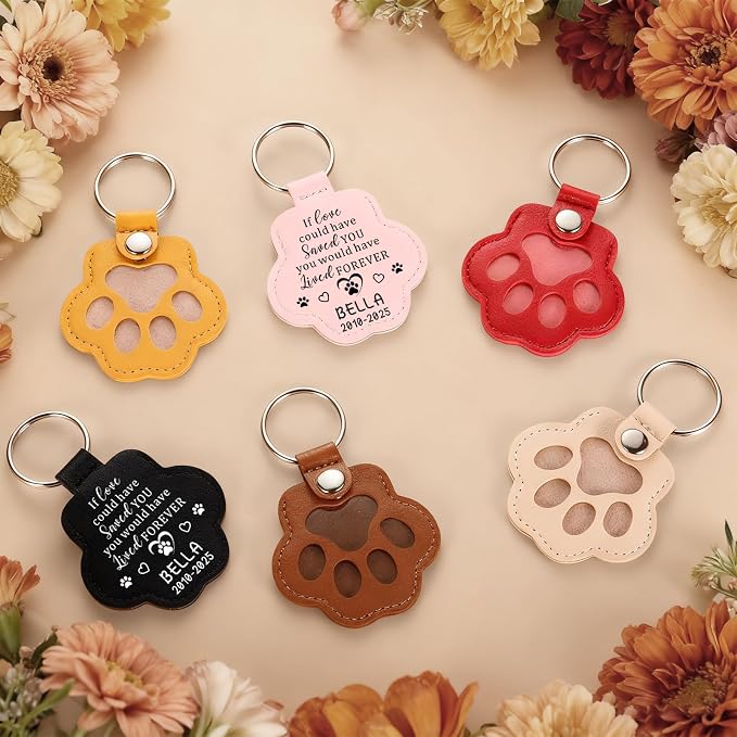 Eunigem Personalized Pet Hair Keychain - Image 4