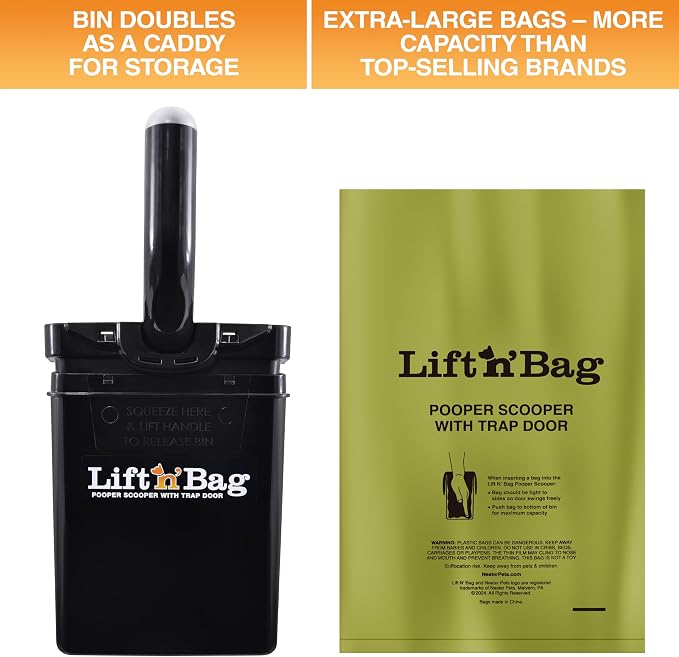 Neater Pet Brands Lift N’ Bag 2.0 Dog Pooper Scooper - Image 8