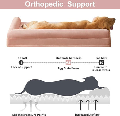 BFPETHOME Dog Beds for Large Dogs, Orthopedic Dog Bed for Medium Large Dogs - Image 3