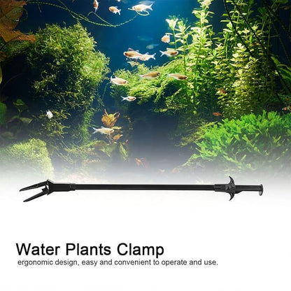 Aquarium Tweezer, 19.7 inch Aquarium Tongs, Water Plants Algae Plastic Clamp - Image 3