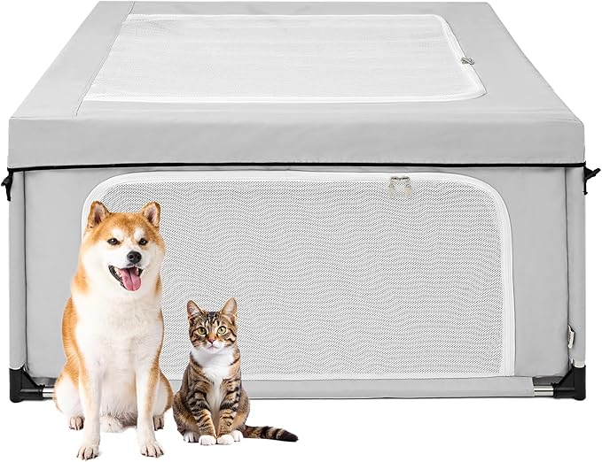 EHEYCIGA 42x42x26 Inches Puppy Playpen by EHEYCIGA