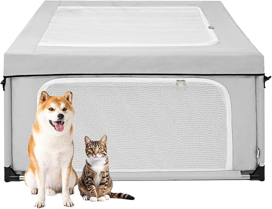 EHEYCIGA 42x42x26 Inches Puppy Playpen by EHEYCIGA