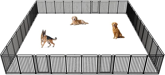 New Thickened Version Dog Playpen, 40 Inch Dog Fences by XDPET