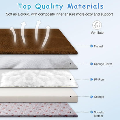 Magic Dog Super Soft Large Dog Bed Pad Mat Orthopedic Pet Beds 30 Inch Washable - Image 6