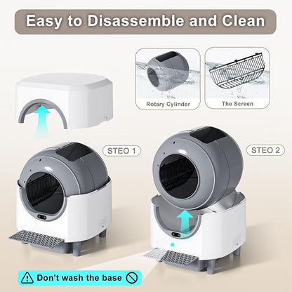 Automatic Litter Box, Self Cleaning Litter Box, Odor Control, 90L Large Capacity - Image 8