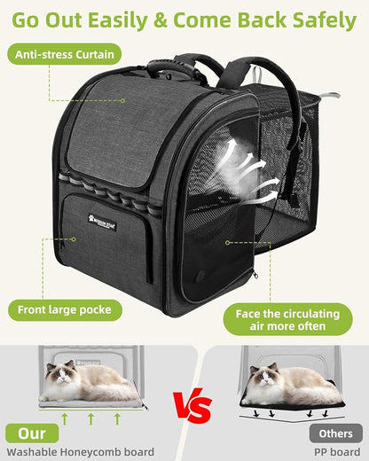 Expandable Cat Carrier Backpacks - Image 4