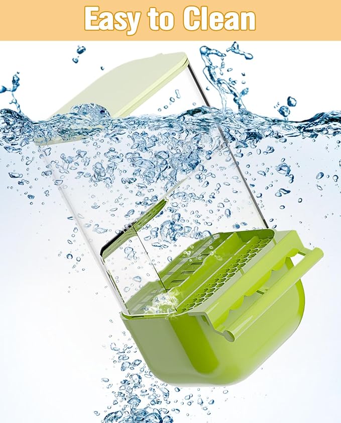 BNOSDM No Mess Bird Cage Feeders Automatic Bird Feeder Parrot Cage Accessories - Image 5
