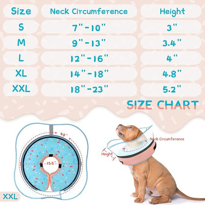 Supet Raised Inflatable Dog Cone Collar to Stop Licking, Soft Dog Cone - Image 6