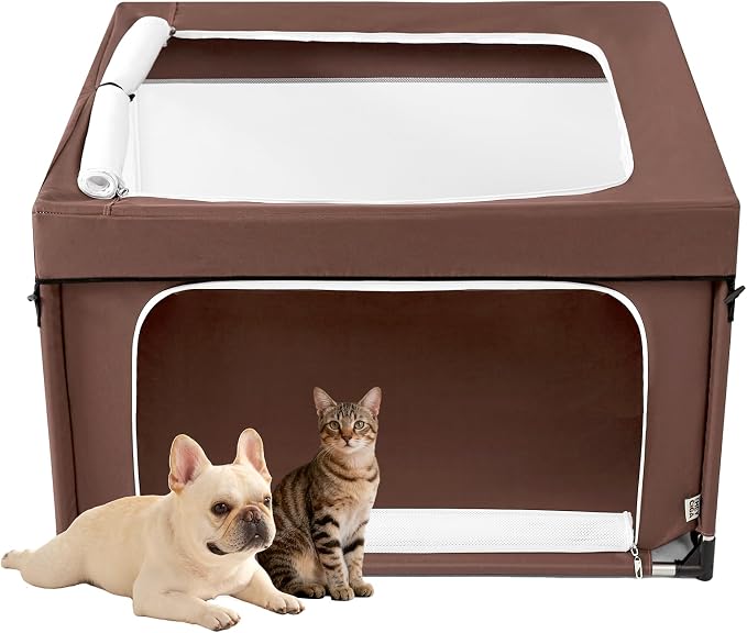 EHEYCIGA 42x42x26 Inches Puppy Playpen by EHEYCIGA