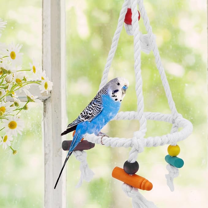 Hypeety Pet Bird Parrot Swing - Image 5