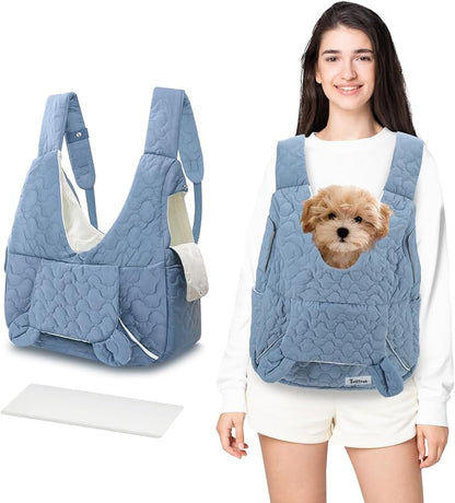 Pet Carrier Backpack, Adjustable Pet Front Cat Dog Carrier Backpack Travel Bag by JourCraf
