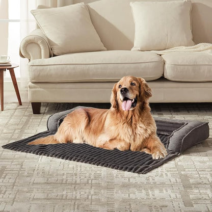 WINDRACING Luxury Dog Couch Bed, Washable Calming Dog Couch Cover, Couch - Image 3