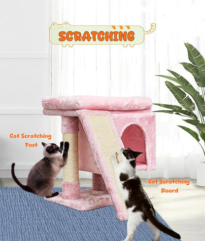 SYANDLVY Small Pink Cat Tree - Image 7