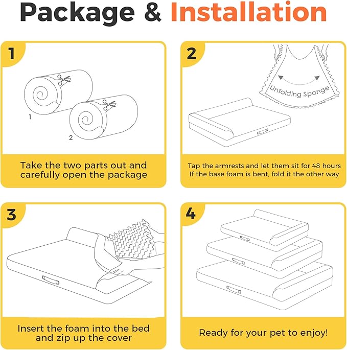Dog Beds Large Sized Dogs, XL Orthopedic Dog Beds - Image 6