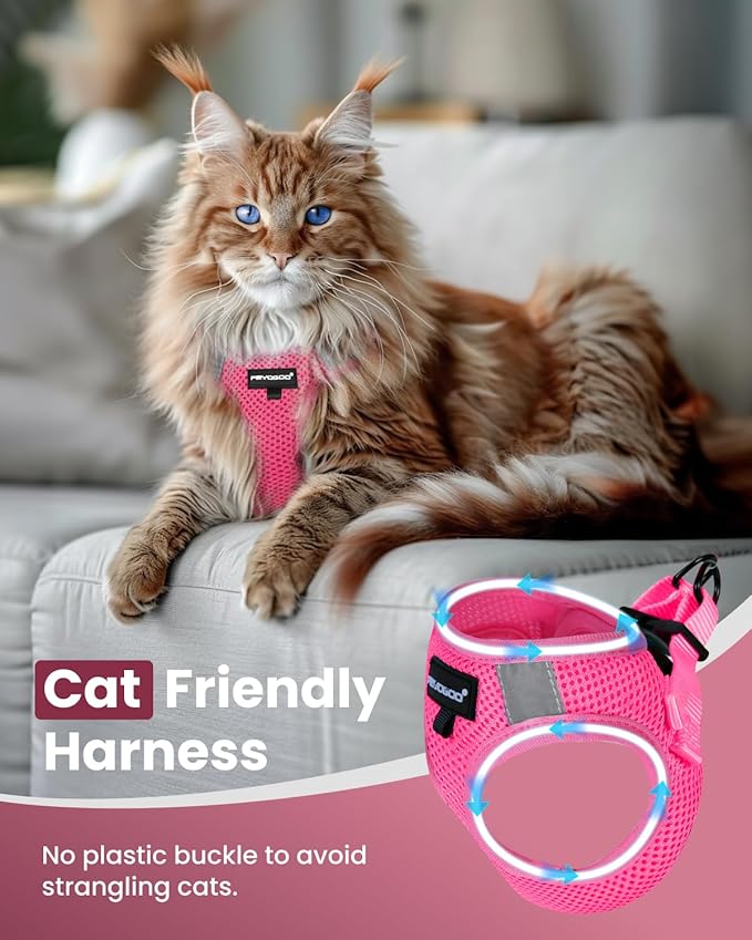 FAYOGOO Cat Harness, Cat Leash and Harness Set - Image 3