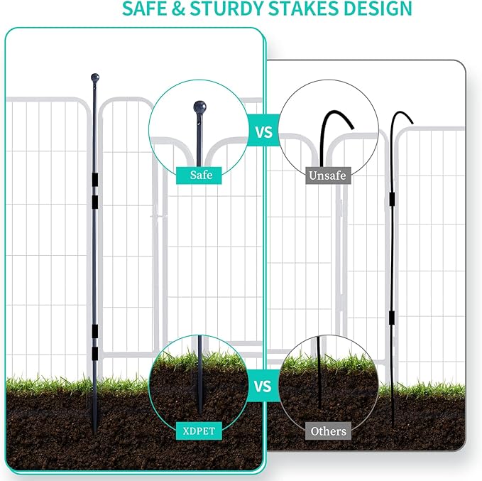 Dog Playpen Portable Outdoor Dog Fence, Dog Playpen - Image 5