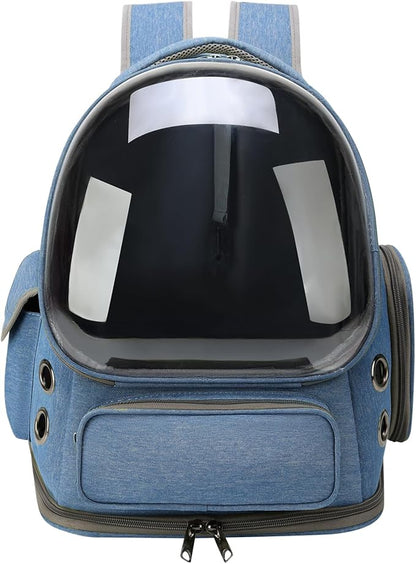 Cat Backpack Carrier for Cats and Small Dogs, Breathable Cat Bubble Backpack by GixDix
