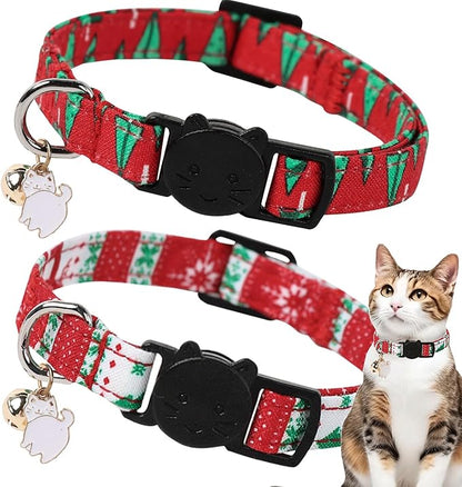 Unique style paws 2 Pack Christmas Kitten Collar Breakaway by Uniquestylepaws