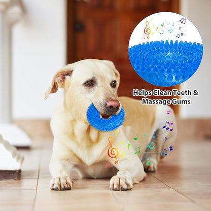 3-Pack Puppy Chew Toys for Teething Relief – Soft & Durable Rubber Toys for - Image 4