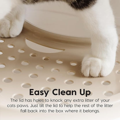 IRIS USA Top Entry Cat Litter Box, Large Enclosed - Image 6