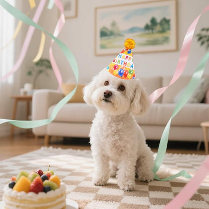 6pcs/Pack Dog Birthday Hats Party Hats - Image 5