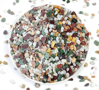 5LB Succulent and Cactus Gravel Pebbles, 1/5 Inch Natural Decorative Polished by YISZM-ForYourNaturalLife