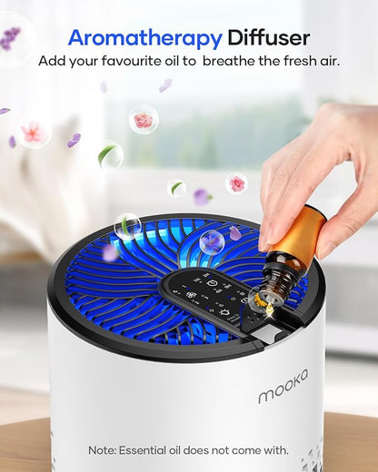 Air Purifiers for Bedroom Home, MOOKA HEPA Air Purifier for Home Pets - Image 5
